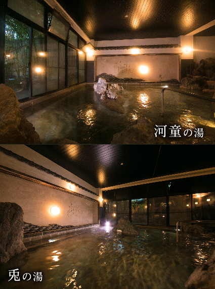 大浴場岩風呂